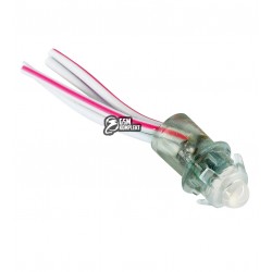 Светодиод быстрого монтажа, 12в, диаметр 9мм, 0,2Вт, IP67