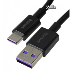 Кабель Type-C - USB, Baseus Superior Series Fast Charging, 66 Вт, 1 метр, силіконовий Кабель Type-C - USB, Baseus Superior Series Fast Charging, 66 Вт, 1 метр, силіконовий
