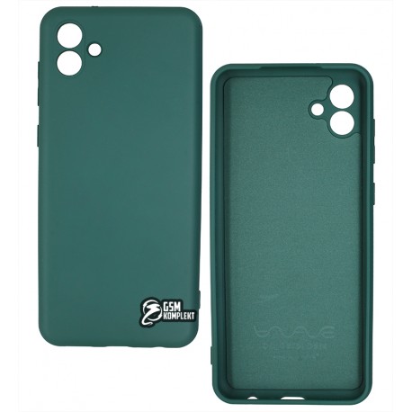 Чехол для Samsung A045 Galaxy A04, WAVE Colorful Case, софттач силикон, forest green