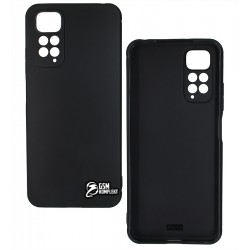 Чохол для Xiaomi Redmi Note 11 4G/Redmi Note 11S, Joy (Black Matt), матовий силікон, чорний