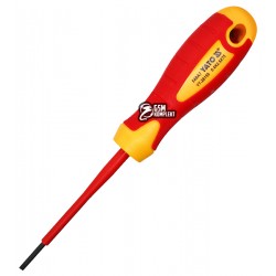 Викрутка шліцева Yato YT-28150, діелектрична, шліць 2.5 мм, L=75 мм
