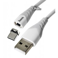 Кабель Type-C - USB, Hoco X63 Racer magnetic charging cable, магнитный, силиконовый