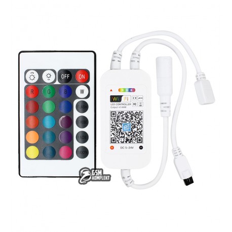 Контролер RGB WiFi для LED стрічки, 12А (24 кнопки)