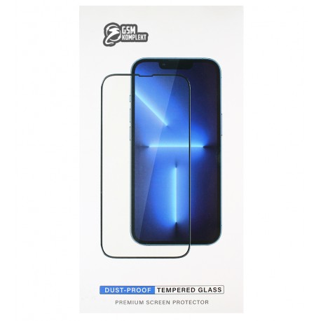 Защитное стекло iPhone 14 Pro WAVE Dust-Proof (black)