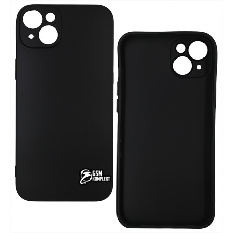 Чехол для iPhone 14 Plus (6.7"), Joy (Black Matt ), матовый силикон, черный