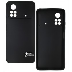 Чохол для Xiaomi Poco X4 Pro 5G, Joy (Black Matt ), матовий силікон, чорний