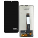 Дисплей для Xiaomi Poco M3, Redmi 9T, черный, с сенсорным экраном, оригинал (переклеенное стекло)