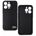 Чехол для iPhone 13 Pro (6.1 ), Joy (Black Matt ), матовый силикон, черный