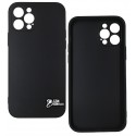 Чехол для iPhone 12 Pro (6,1 ), Joy (Black Matt ), матовый силикон, черный
