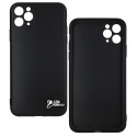 Чехол для iPhone 11 Pro Max (6,5 ), Joy (Black Matt ), матовый силикон, черный