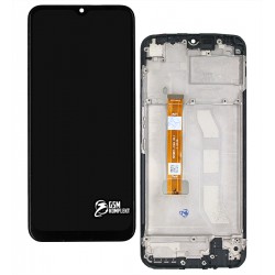 Дисплей Realme C21Y, Realme C25Y, с сенсорным экраном (дисплейный модуль), с рамкой, черный, High Copy Дисплей Realme C21Y, Realme C25Y, с сенсорным экраном (дисплейный модуль), с рамкой, черный, High Copy