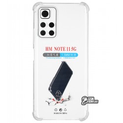 Чохол для Xiaomi Poco M4 Pro 5G/Redmi Note 11 5G, WXD HQ, силіконовий, протиударний, прозорий