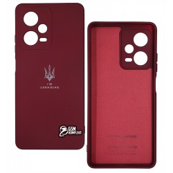 Чехол для Xiaomi Redmi Note 12 Pro 5G/Note 12 Pro Plus 5G, Silicone cover ТРИЗУБ, софттач силикон