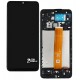 Дисплей для Samsung A022F Galaxy A02, чорний, з рамкою, High Copy якість