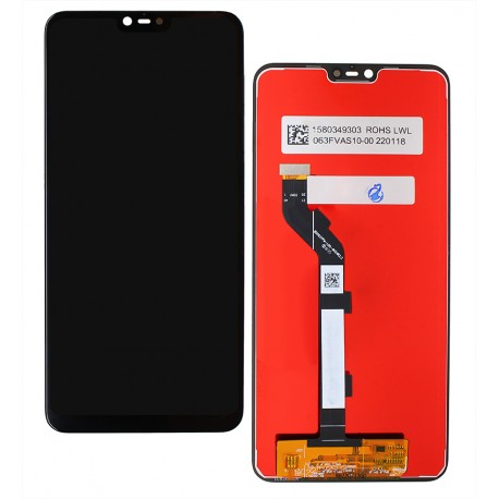 Дисплей для Xiaomi Mi 8 Lite 6.26, черный, без рамки, копия, M1808D2TG