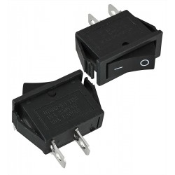 Переключатель клавишный KCD3-103-101-C3-B/2P, 2 положения, on-off, 14*30 мм, 16A/250V Переключатель клавишный KCD3-103-101-C3-B/2P, 2 положения, on-off, 14*30 мм, 16A/250V