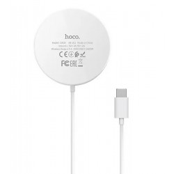 Беспроводная зарядка Hoco CW28 Magnetic, 15Вт, белая