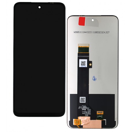 Дисплей для Motorola G13, черный, с сенсорным экраном (дисплейный модуль)