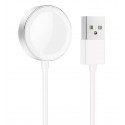 Беспроводная зарядка Hoco CW39 Wireless charger USB для iWatch 1-7/SE Series (white)