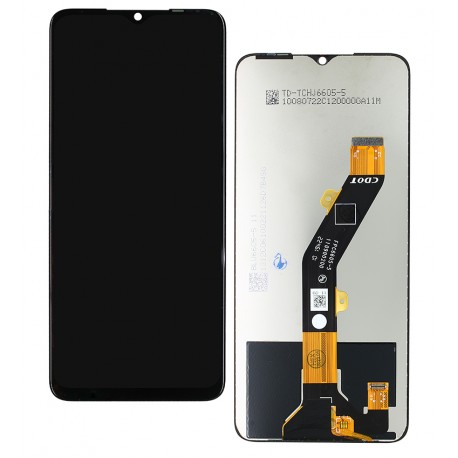Дисплей Tecno Pop 7 (BF6), с сенсорным экраном (дисплейный модуль), черный