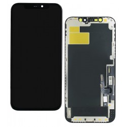 Дисплей для Apple iPhone 12, iPhone 12 Pro, чорний, с рамкой, копия, (TFT), ZY-IN CELL Дисплей для Apple iPhone 12, iPhone 12 Pro, чорний, с рамкой, копия, (TFT), ZY-IN CELL