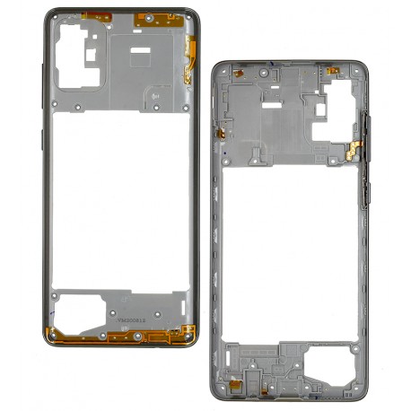 Средняя часть корпуса для Samsung A715 Galaxy A71, A715F/DS Galaxy A71, белый