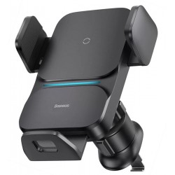 Автомобільний тримач з бездротовою зарядкою Baseus Wisdom Auto Alignment 15Вт, чорний CGZX000001