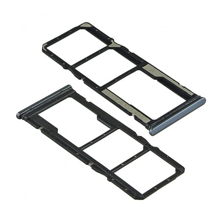 Тримач SIM-карти для Xiaomi Redmi 10, оригінал, сірий, 21061119AG, 21061119DG, Carbon Gray