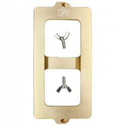 Комплект форм Apple iPhone 13 Pro, iPhone 13 Pro, с зажимными болтами, магнитная, металлическая, для склеивания рамок с дисплеями