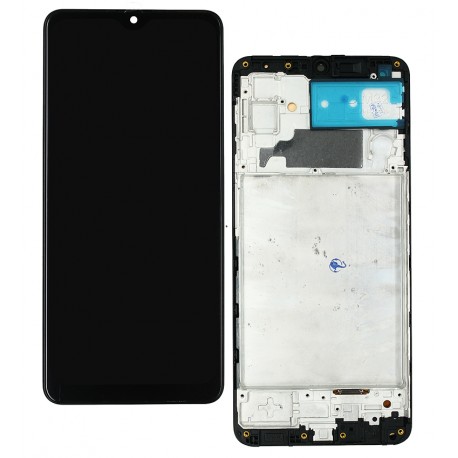 Дисплей для Samsung M325 Galaxy M32, чорний, з рамкою, High Copy, (OLED)