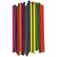 Термоклей силіконовий, набір, D7 мм, довжина 18см, 250гр/38шт (червоний, синій, жовтий, зелений)