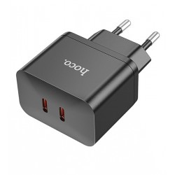Зарядное устройство Hoco N29, 2Type-C PD35Вт QC3.0, черное