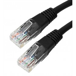 Патч-корд литий 10м Cablexpert PP12-10M/bk, категорія 5E, 50u, чорний