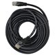 Патч-корд литой 10м Cablexpert PP12-10M/bk, категория 5E, 50u, черный