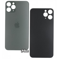 Задняя панель корпуса iPhone 11 Pro, зеленый, без снятия рамки камеры, big hole Задняя панель корпуса iPhone 11 Pro, зеленый, без снятия рамки камеры, big hole