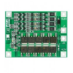 BMS Контроллер заряда-разряда 4-х Li-Ion с балансиром HX-4S-40A 14,8/16,8В 40A BMS Контроллер заряда-разряда 4-х Li-Ion с балансиром HX-4S-40A 14,8/16,8В 40A