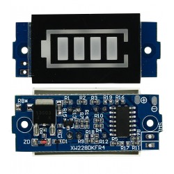 Індикатор рівня заряду батареї 18650 Li-ion, 6S, 19,8-25,2V, зелений