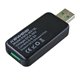 USB тестер Keweisi KWS-MX18L, DC-4-30В, струм 0-6.5A (вимірює ємність батареї) Charger Doctor