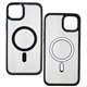 Чехол для iPhone 14 Plus (6,7"), MagSafe COLORS, силиконовый, черный