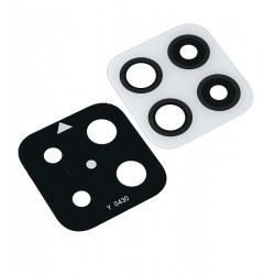 Скло камери для Samsung A225 Galaxy A22, білий, без рамки