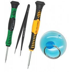 Набір викруток BAKU BK7289-A для iPhone, в комплекті присоска і пінцет