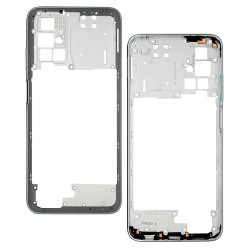 Средняя часть корпуса для Xiaomi Redmi 10, серебристая