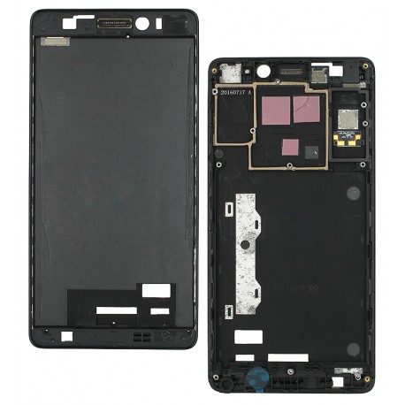 Рамка крепления дисплея для Lenovo A7000 Plus, A7000 Turbo, K3 Note (K50-T3s), K3 Note (K50-T5), черная