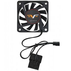 Вентилятор Frime (FF6010.50), 60 x 60 x 10 мм, 12 В, 3pin+Molex, чорний