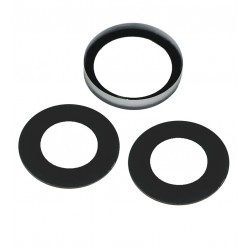 Скло камери для iPhone 13 Pro Max, без рамки, з покриттям антивідблиску (комплект 3 шт.)