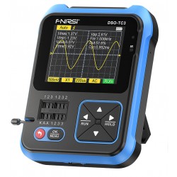 Цифровий осцилограф FNIRSI DSO-TC3, 3в1, ESR тестер компонентів, PWM/AWG генератор сигналів, 500кГц, 10Мвиб/с, 2,4”TFT: 320x240, Цифровий осцилограф FNIRSI DSO-TC3, 3в1, ESR тестер компонентів, PWM/AWG генератор сигналів, 500кГц, 10Мвиб/с, 2,4”TFT: 320x240,