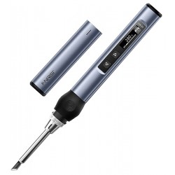 Паяльник портативный FNIRSI HS-01, 65W Type-C 9-20В / 24В DC, Жало HS01 (короче T12) Паяльник портативный FNIRSI HS-01, 65W Type-C 9-20В / 24В DC, Жало HS01 (короче T12)