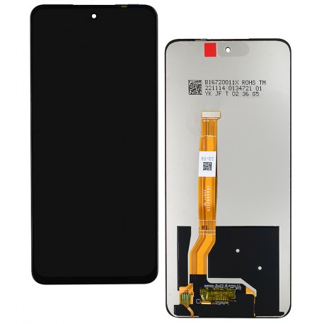 Дисплей Realme C55, черный, с сенсорным экраном (дисплейный модуль), High Copy