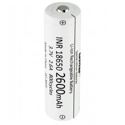 Акумулятор 18650 GMB, (Li-ion 3.7V 2600mAh), побутовий (опуклий плюс), без захисту Акумулятор 18650 GMB, (Li-ion 3.7V 2600mAh), побутовий (опуклий плюс), без захисту