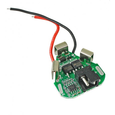 BMS Контроллер заряда-разряда 3-х Li-Ion HX-3S, 11.1-12.6V, 6A, для шуруповерта